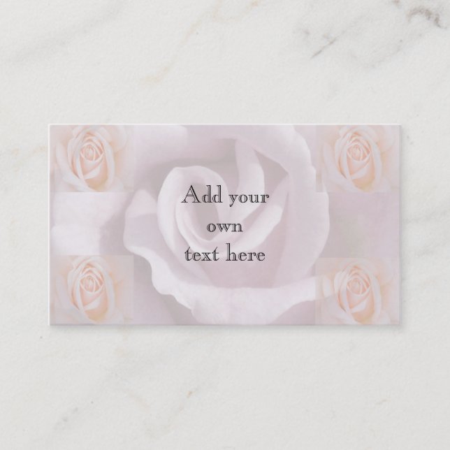 tarjeta de perfil de negocio de Rosa (Anverso)