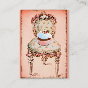 Tarjeta de perfil de negocio para panadería de pas