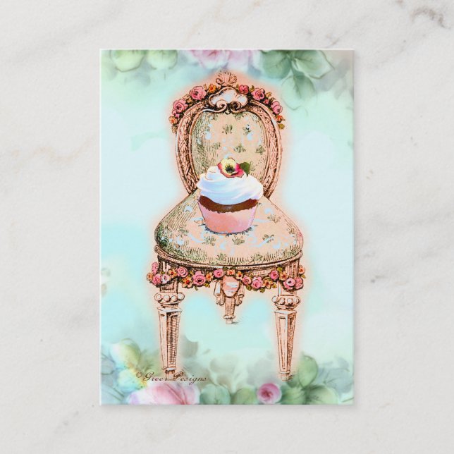 Tarjeta de perfil de negocio para panadería de pas (Anverso)