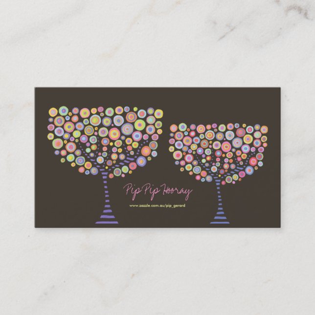 Tarjeta de perfil de negocio personal de Candy Ros (Anverso)