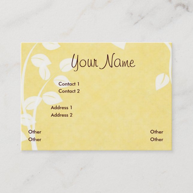 Tarjeta de perfil de negocios LiLiANAa (Anverso)