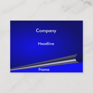 Tarjeta de perfil de página de Curl Azul