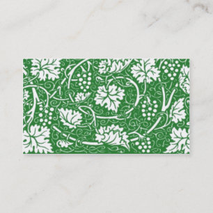 Tarjeta de perfil de permiso de uva verde