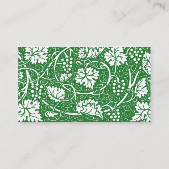 Tarjeta de perfil de permiso de uva verde (Reverso)