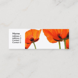 Tarjeta de perfil de Personalizable de Poppies