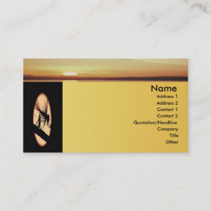 Tarjeta de perfil de pesca de origen