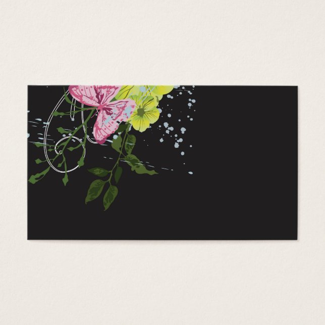 Tarjeta de perfil de primavera (Frente)
