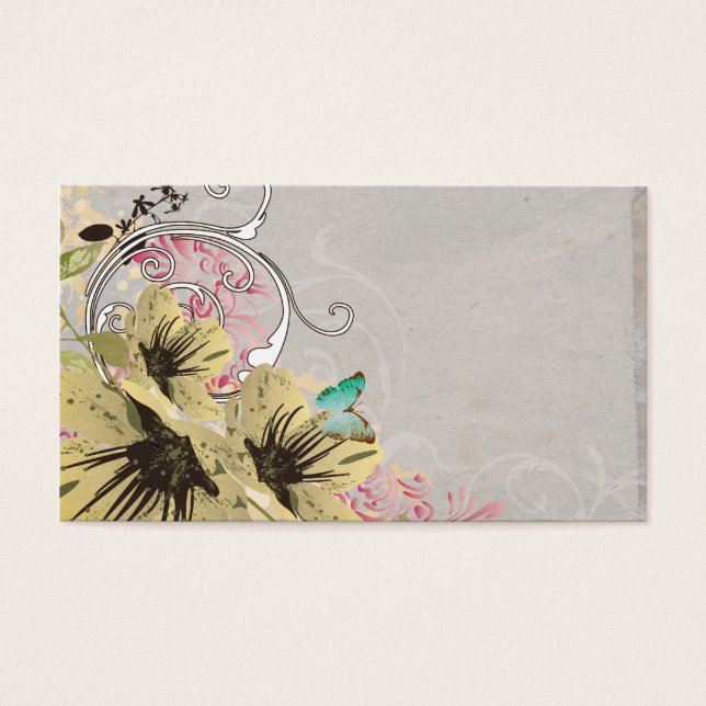 Tarjeta de perfil de primavera (Frente)