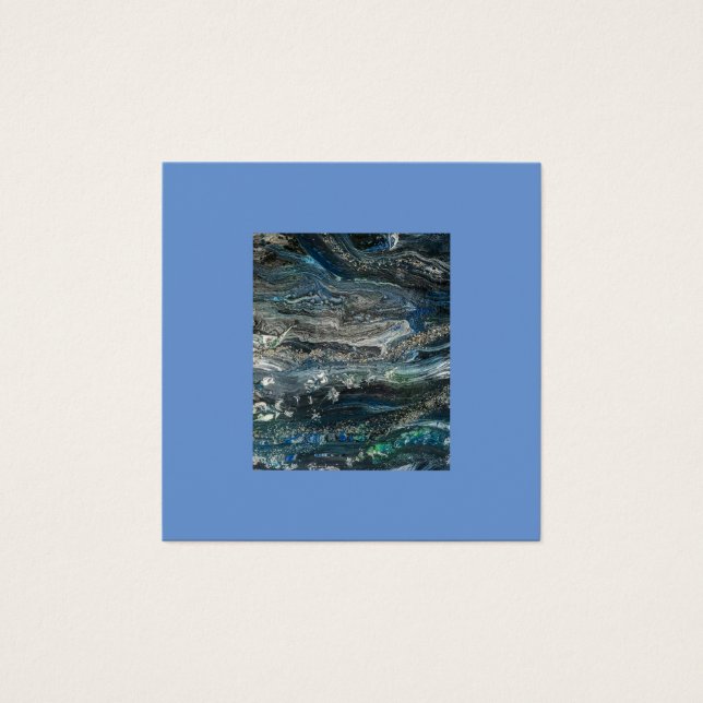 Tarjeta de perfil de sueños de pintura abstracta d (Anverso)