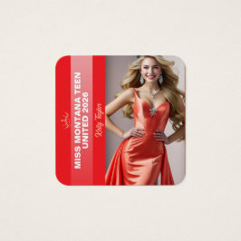 Tarjeta de Perfil de Titular de Certamen | Color P