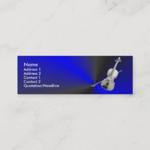 Tarjeta de perfil de violín
