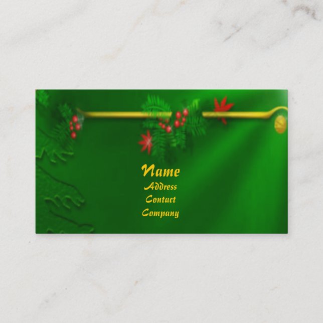 Tarjeta de perfil Deco de navidades (Anverso)