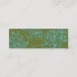 Tarjeta de perfil delgada - Flores