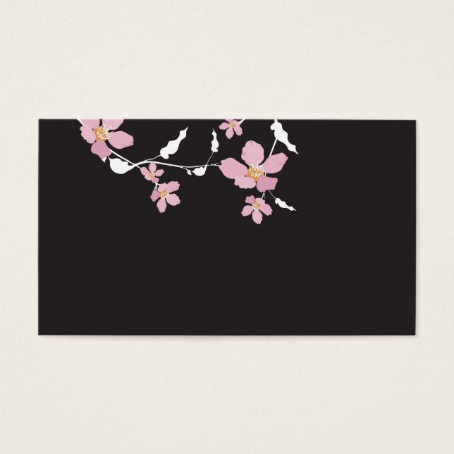 Tarjeta de perfil floral (Frente)