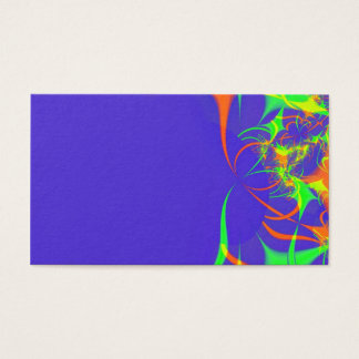 Tarjeta de perfil fractal abstracta