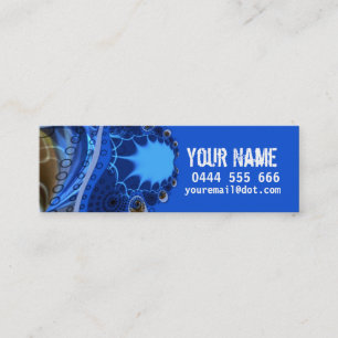 Tarjeta de perfil fractal eléctrico