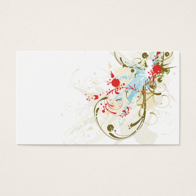 Tarjeta de perfil Grungy (Frente)