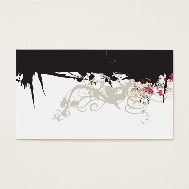 Tarjeta de perfil Grungy (Frente)