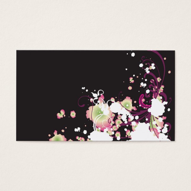 Tarjeta de perfil Grungy (Frente)