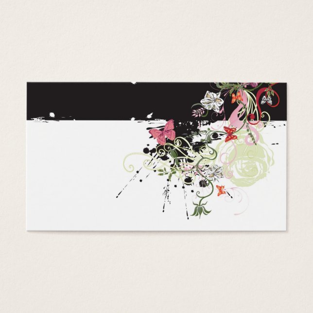 Tarjeta de perfil Grungy (Frente)