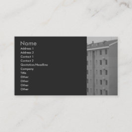 Tarjeta de perfil inmobiliaria
