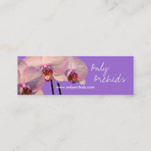 Tarjeta de perfil mauve Orchid Design2