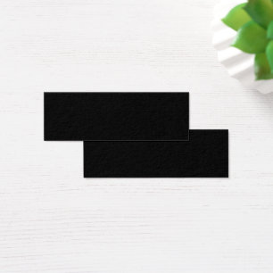 Tarjeta de perfil mini negra