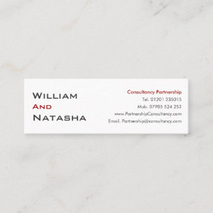 Tarjeta de perfil Mini - sociedad de consultoría