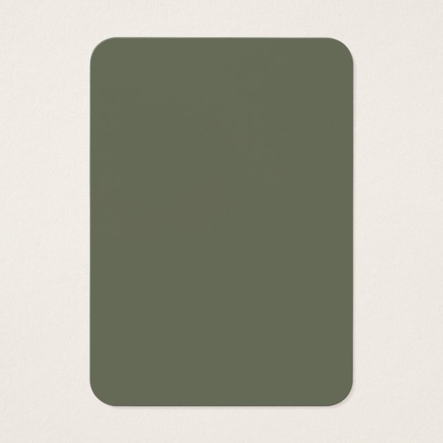 Tarjeta de perfil Moss Green Personalizado (Frente)