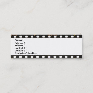 Tarjeta de perfil negativa