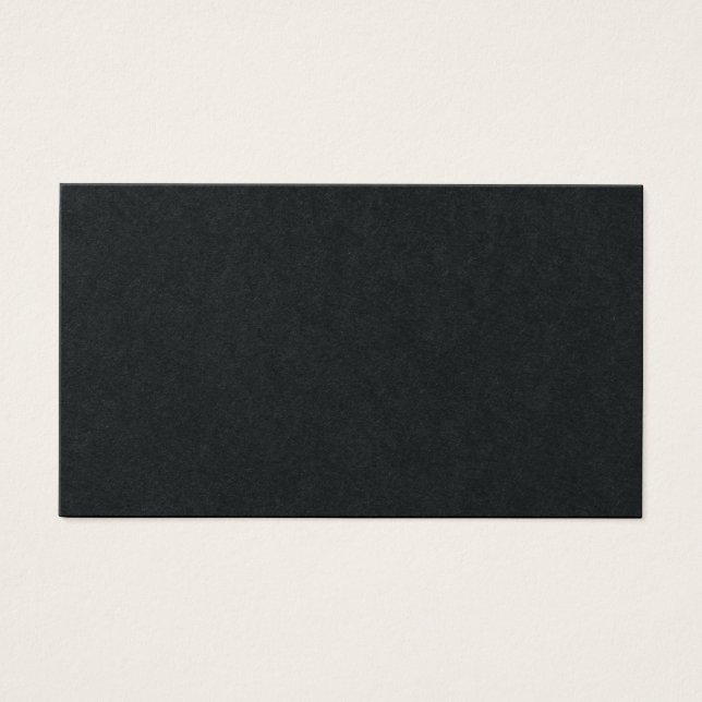 Tarjeta de perfil negro premium (Frente)