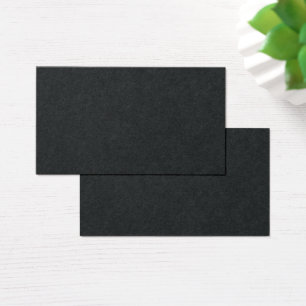 Tarjeta de perfil negro premium