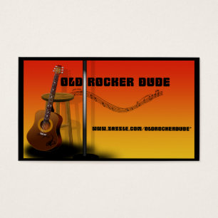 Tarjeta de perfil Old Rocker Dude