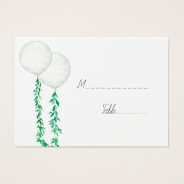 Tarjeta de perfil para globos de aire de color acu