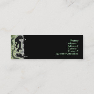 Tarjeta de perfil para patinadores