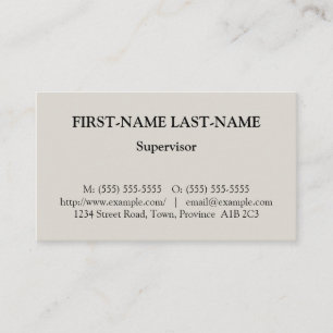 Tarjeta de perfil profesional básica