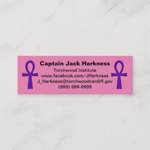 Tarjeta de perfil Purple Ankh
