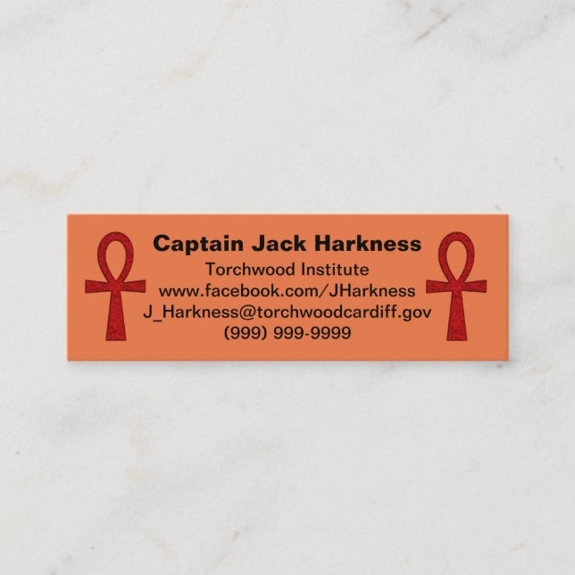 Tarjeta de perfil Red Ankh (Anverso)