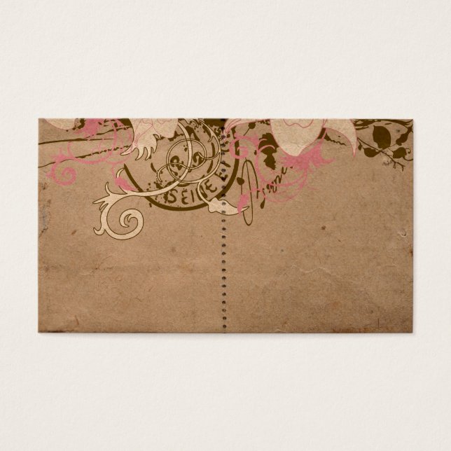Tarjeta de perfil retro (Frente)
