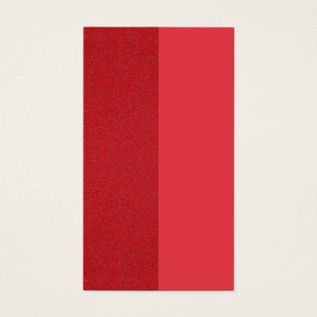 Tarjeta de perfil rojo de tomate personalizado - T (Frente)