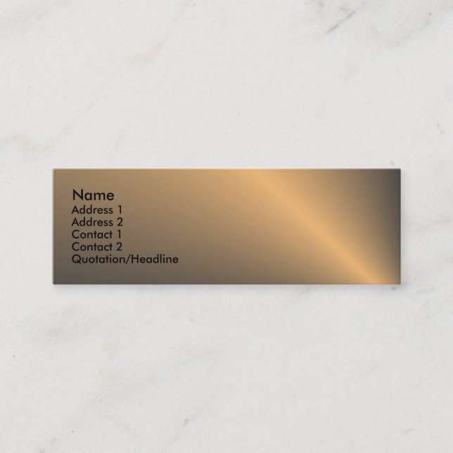 Tarjeta de perfil Sapphire (Anverso)