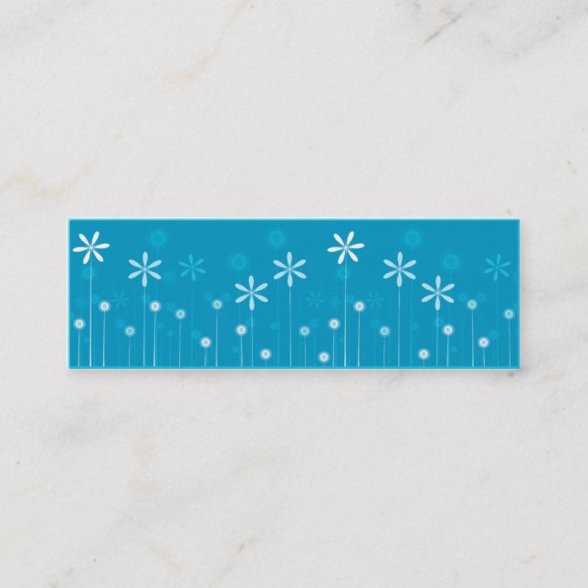 Tarjeta de perfil Skinny - Poppies (Anverso)