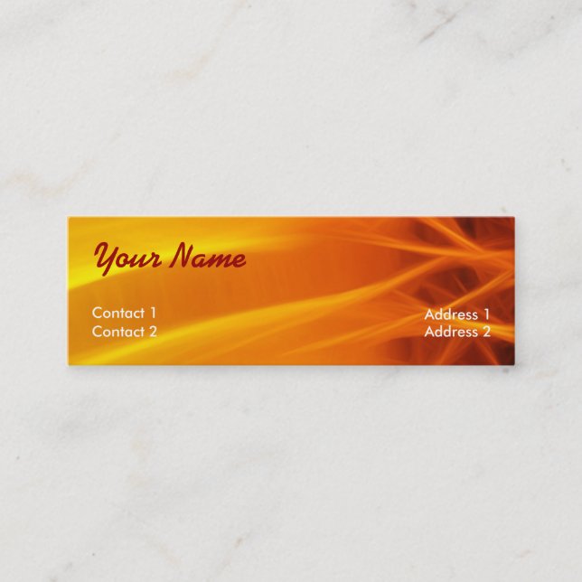 Tarjeta de perfil SunFlame (Anverso)