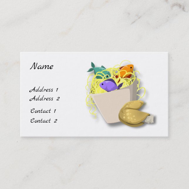 Tarjeta de perfil Taking, Fortune Cookie y Dragon (Anverso)