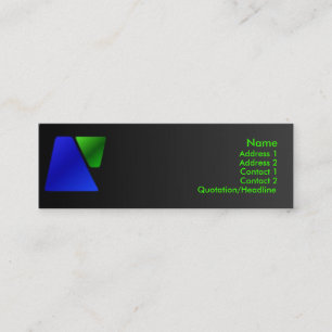 Tarjeta de perfil Trapezoide