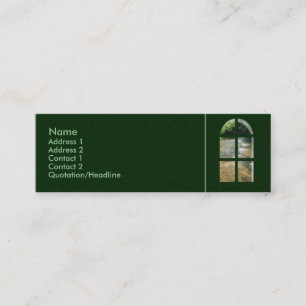 Tarjeta de perfil Zen Window