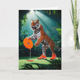 Tarjeta de perforación de disco de tigre