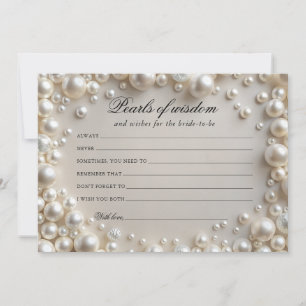 Tarjeta de Perlas de Sabiduría Elegantes