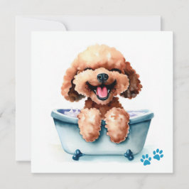 Tarjeta de perro cangrejo