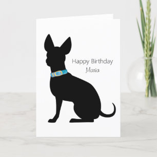 Tarjeta de perro Chihuahua Feliz Cumpleaños Person